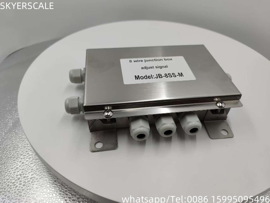 รถบรรทุก Scale JB-8 8 สายเหล็กไร้สแตนเลสกล่องแยกสําหรับ Weighbridge
