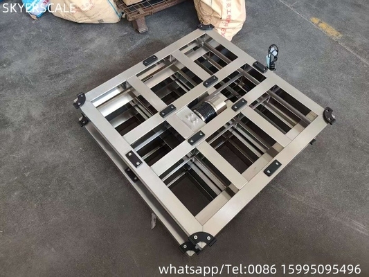 304 สแตนเลส 500x500mm 500kg เฟรมปริมาณปลาดิจิตอลด้วยแพลตฟอร์ม