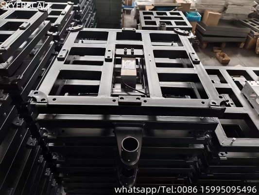 เหล็กเบา 450x450mm 500kg น้ําหนักเบนจ์ Scale With Zemic L6G 600kg Load Cell