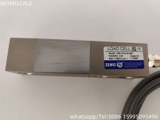 น้ําหนัก 2 ตัน Zemic H8C C3 ชั้น Shear Beam Load Cell