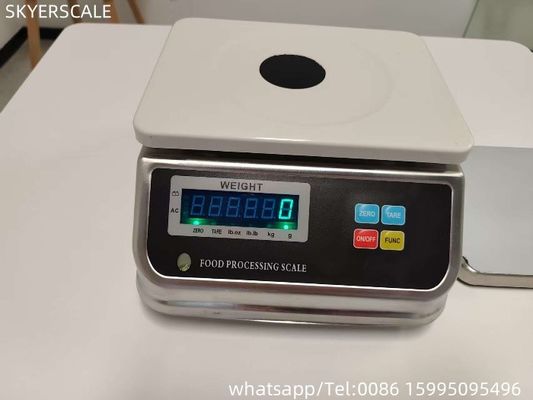 อิเล็กทรอนิกส์ IP68 D6 ซีรีส เหล็กไร้ขัดน้ํา Scale น้ําหนักโต๊ะด้านบน Scale น้ําหนักดิจิตอล