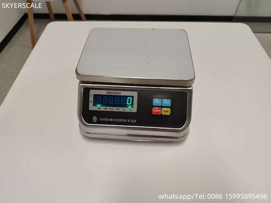 อิเล็กทรอนิกส์ IP68 D6 ซีรีส เหล็กไร้ขัดน้ํา Scale น้ําหนักโต๊ะด้านบน Scale น้ําหนักดิจิตอล