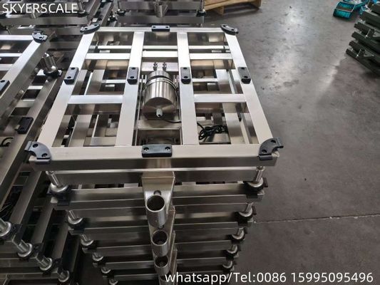 สแตนเลส กันน้ํา อุตสาหกรรม อิเล็กทรอนิกส์ ดิจิตอล พลาตฟอร์ม เบนช์สมดุล Scale 800x600mm 600kg