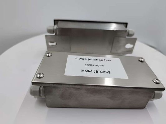 4 ช่องทาง IP67 เครื่องแปลงไฟฟ้ากันน้ํา 4 เส้น สแตนเลส Load Cell Junction Box สําหรับสภาวะ