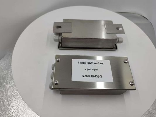 4 ช่องทาง IP67 เครื่องแปลงไฟฟ้ากันน้ํา 4 เส้น สแตนเลส Load Cell Junction Box สําหรับสภาวะ