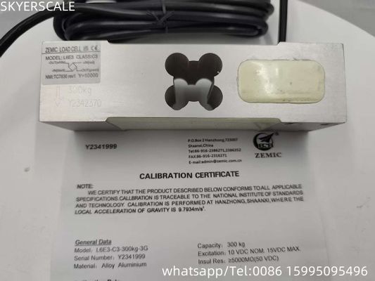 ZEMC Load Cell L6E3 อลูมิเนียมสกัดเหล็ก อิเล็กทรริคสกัดเหล็ก Sensor Weighing Single Point Pressure Sensor C3 Sensor Weighing 300kg