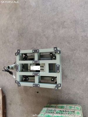 เครื่องชั่งน้ำหนักแพลตฟอร์มเหล็กคาร์บอน 40x50 ซม. 300 กก. เครื่องชั่งตั้งพื้นดิจิตอลสำหรับคลังสินค้า