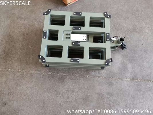 เครื่องชั่งน้ำหนักแพลตฟอร์มเหล็กคาร์บอน 40x50 ซม. 300 กก. เครื่องชั่งตั้งพื้นดิจิตอลสำหรับคลังสินค้า