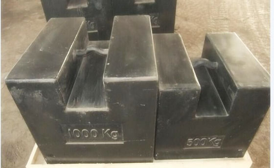 500kg M1 20kg 10kg น้ำหนักทดสอบเหล็กหล่อสำหรับเครน, น้ำหนักเหล็กหล่อสำหรับน้ำหนักลิฟต์