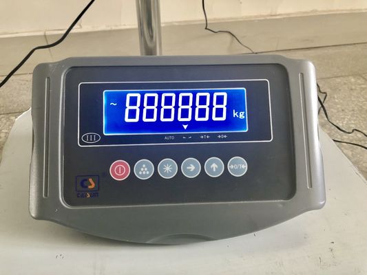 6 - หลักจอแสดงผล LCD แสดงผลการชั่งน้ำหนักอิเล็กทรอนิกส์