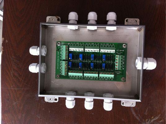 IP67 6 สาย 8 สาย 10 สายกล่องแยกสแตนเลส
