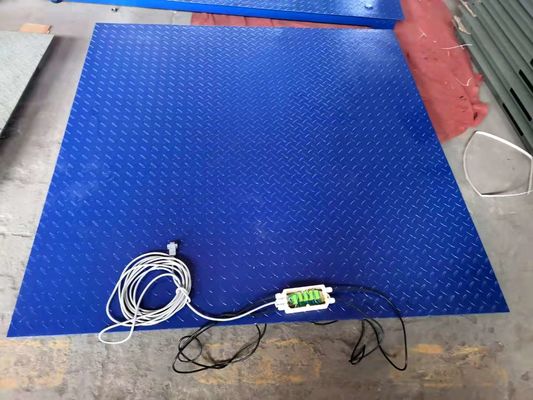 1.5x2m 3000kg เครื่องชั่งแบบตั้งพื้น Carbon Steel