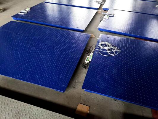 1.5x2m 3000kg เครื่องชั่งแบบตั้งพื้น Carbon Steel