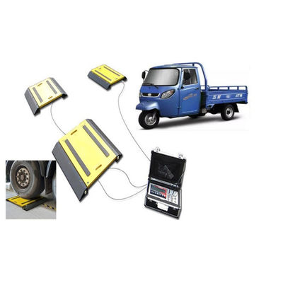 เครื่องชั่งเพลาแบบพกพา IP66 30T Weighbridge ultrathin ความแม่นยำสูง
