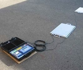 15T เครื่องชั่งแผ่นเพลาสำหรับชั่งน้ำหนักยานพาหนะอลูมิเนียมพร้อมจอ LCD