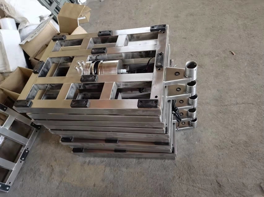 150KG 40x50cm， 45x60cm 300kg 304 สแตนเลส LCD เครื่องชั่งน้ำหนักแบบดิจิตอลแบบตั้งโต๊ะ