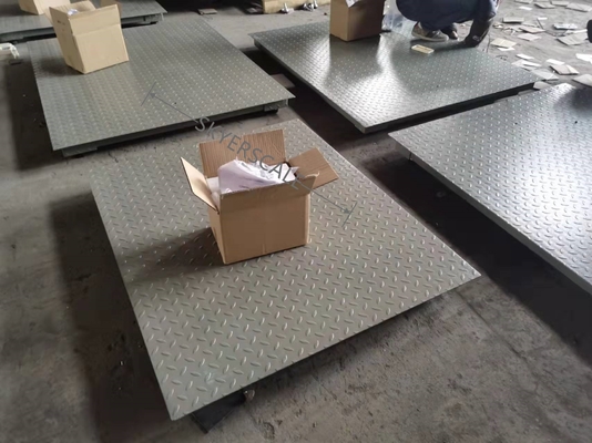 5t Heavy Duty Platform เครื่องชั่งแบบตั้งพื้นอิเล็กทรอนิกส์ OIML Load Cells