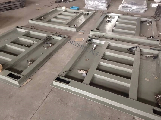 5t Heavy Duty Platform เครื่องชั่งแบบตั้งพื้นอิเล็กทรอนิกส์ OIML Load Cells