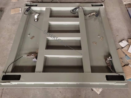 5t Heavy Duty Platform เครื่องชั่งแบบตั้งพื้นอิเล็กทรอนิกส์ OIML Load Cells