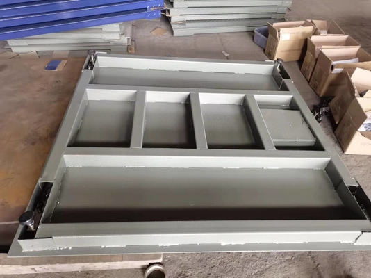 เครื่องชั่งดิจิตอลอิเล็คทรอนิคส์อุตสาหกรรมหนักรูปสี่เหลี่ยมจัตุรัส 1000kg